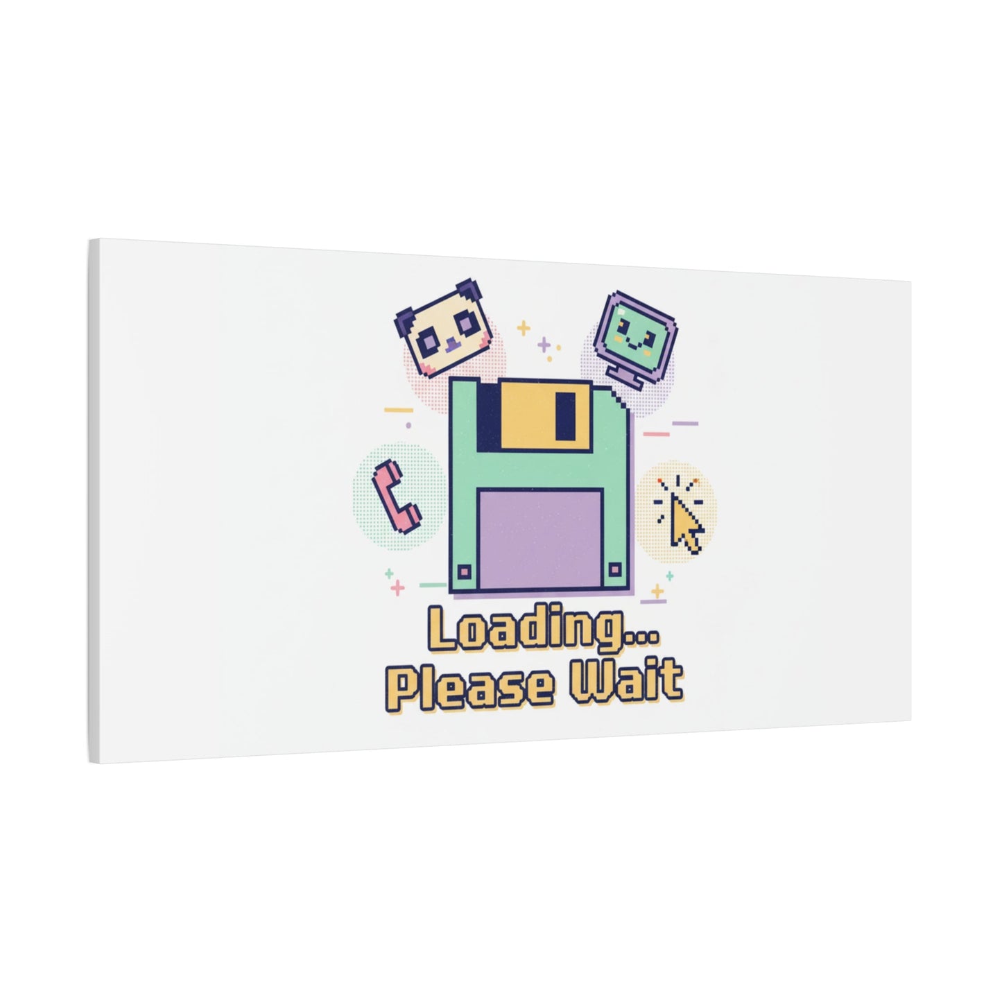 Loading Please Wait Canvas | Old Internet Aesthetic, 90s Web Nostalgia