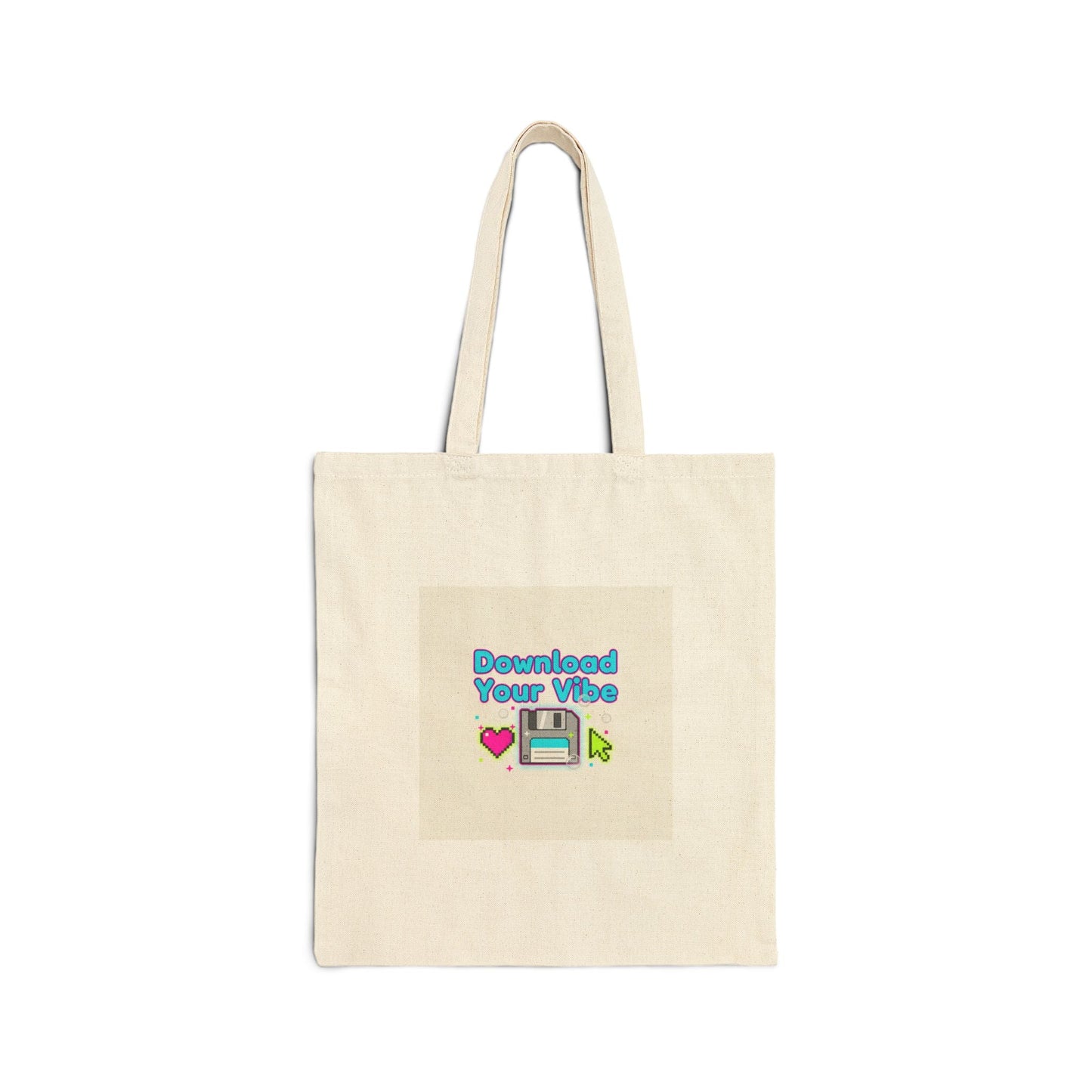 Download Your Vibe Tote | Y2K retro tech, pixel virtual pet nostalgia