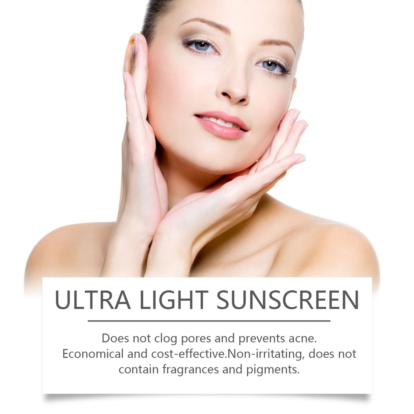 Moisturizing Face Protection Cream Moisturizes Refreshing Breathable and Isolating Outdoor UV Skin Protection Lotion