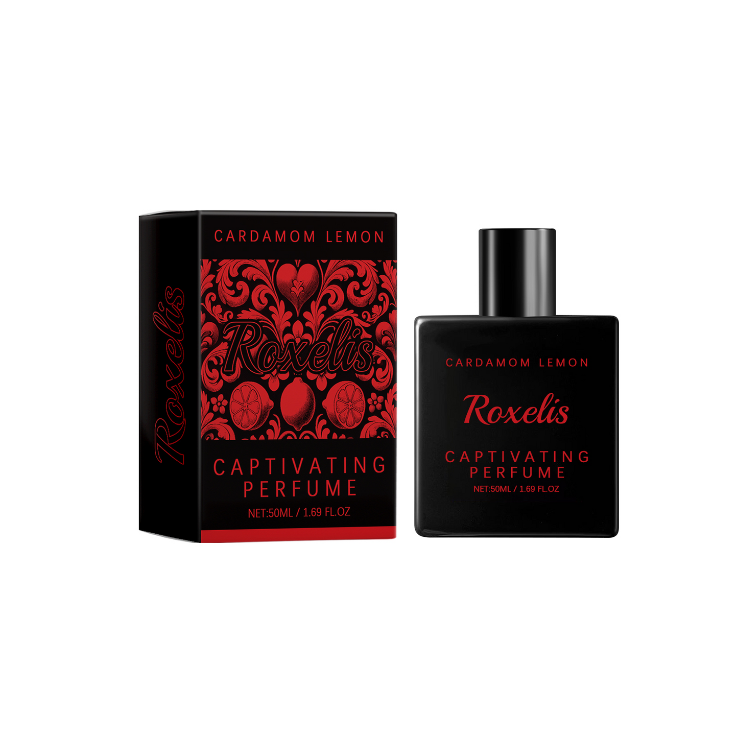 Rich Cardamom Lemon Charming Perfume Rich Charming Perfume Cardamom Lemon Fresh Unique Charm Rich Fragrance