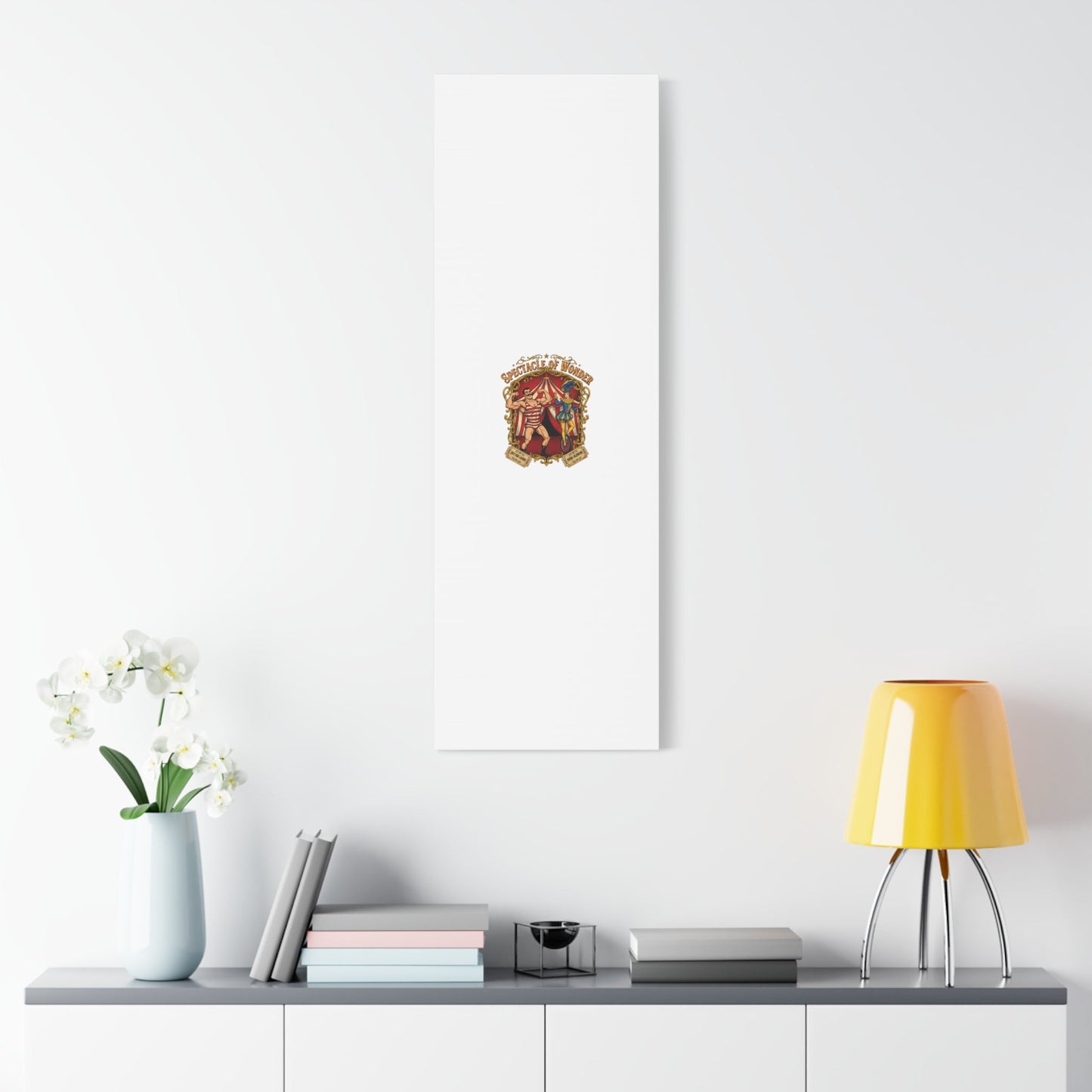 Spectacle of Wonder Circus Art Print, Canvas | Vintage Carnival Design