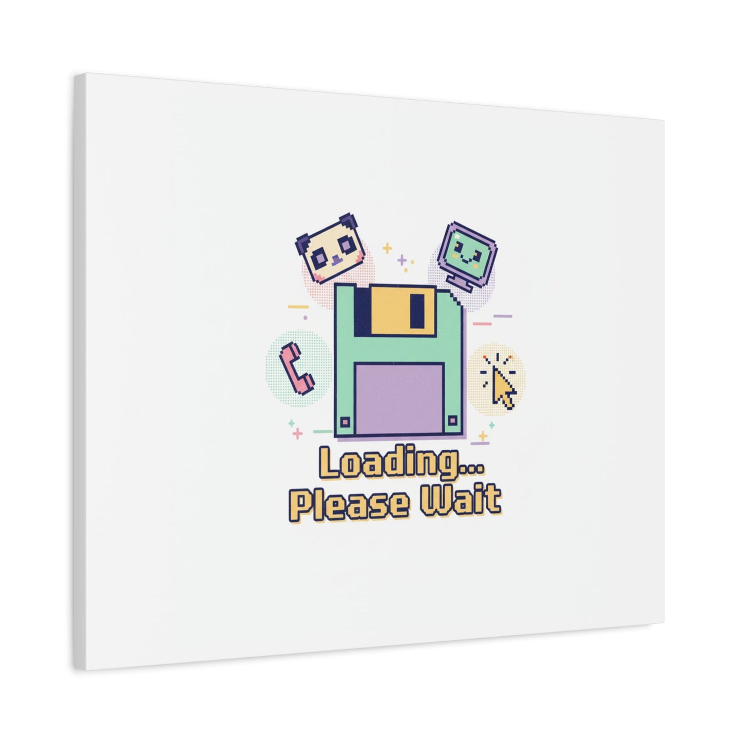 Loading Please Wait Canvas | Old Internet Aesthetic, 90s Web Nostalgia