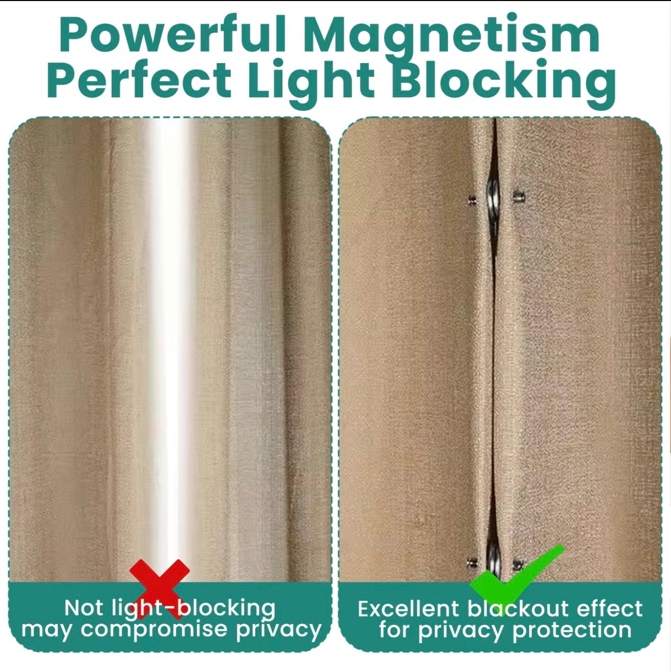 MagnaClip Curtain Fasteners