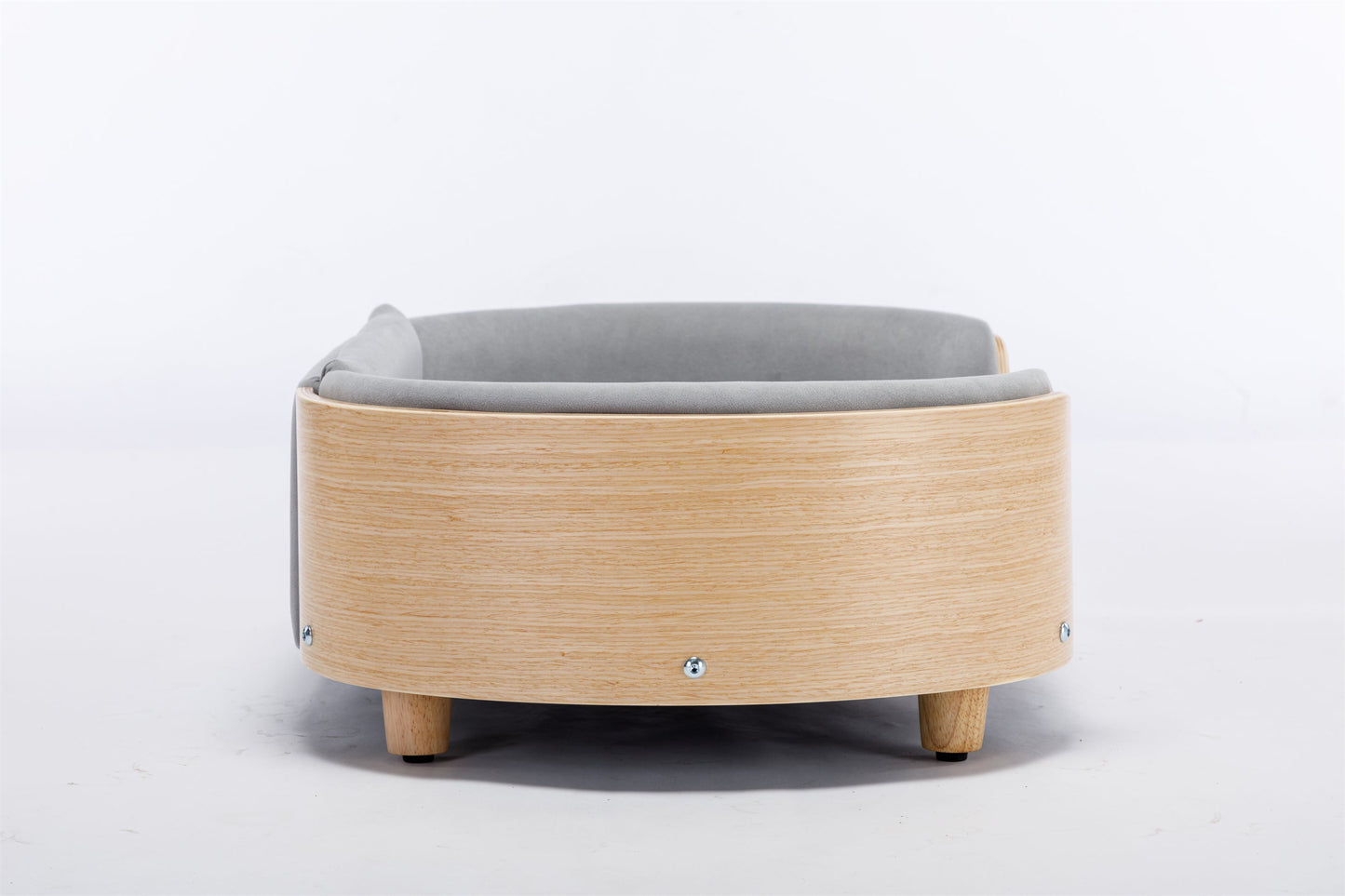 Scandinavian Style Elevated Dog Bed Pet Sofa with Solid Wood Legs and