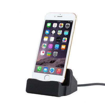Multifunctional Type-C Android V8 Is Suitable For Apple Mobile Phone Desktop Charging Base Bracket Data Cable Two In One