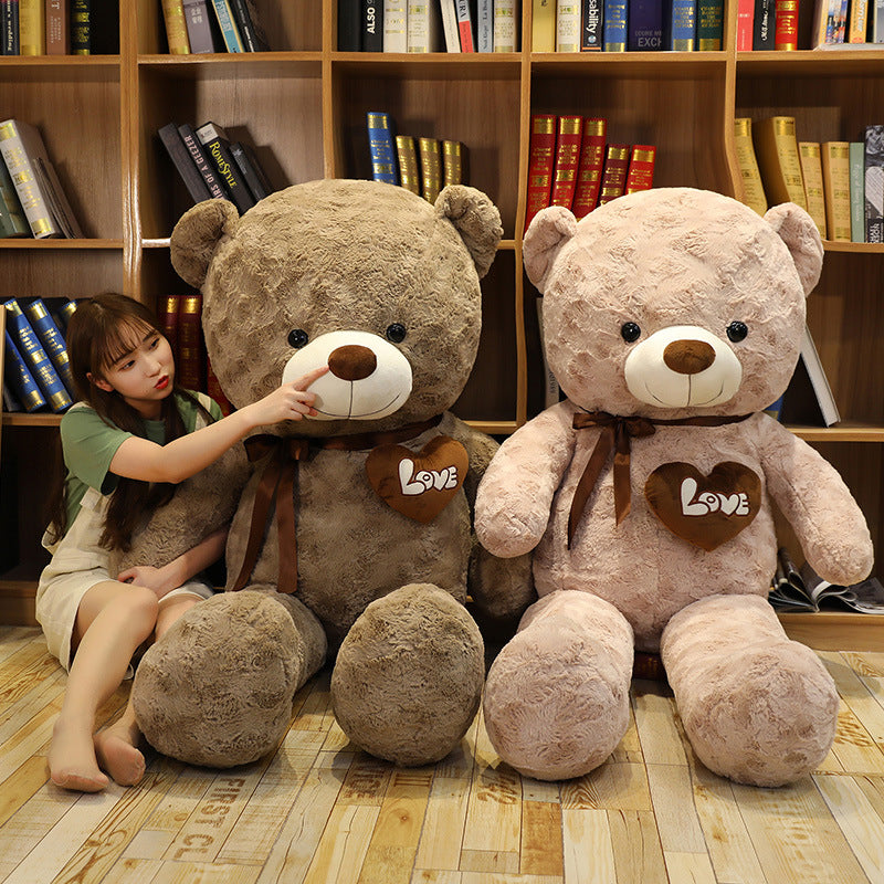 Large Rose Teddy Bear Hug Bear Doll Plush Toy Big Bear Doll Puppet Doll Love Panda Pillow
