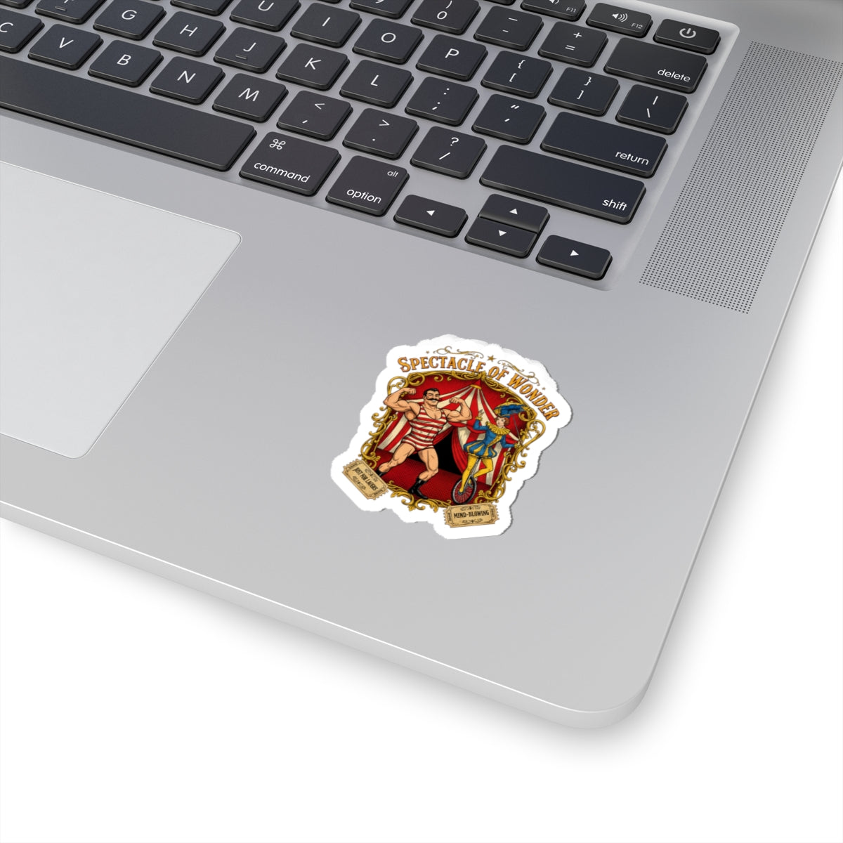Spectacle of Wonders Circus Sticker | Vintage Carnival Design, Camp Big Top Aesthetic