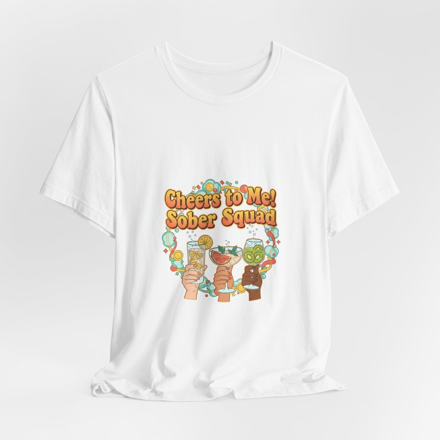 Cheers to Me Sober Squad Tee | Dry January Shirt, Sober Curious Mocktail