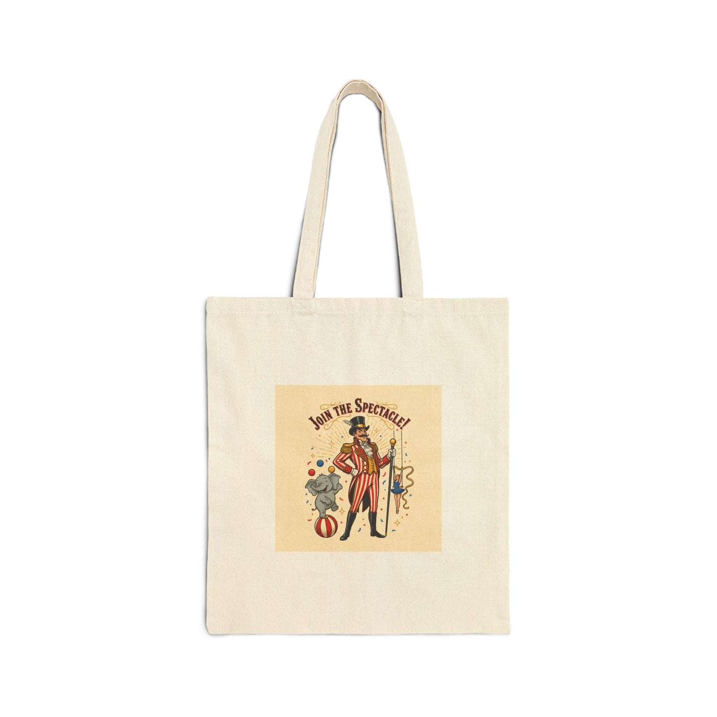 Vintage Circus Spectacle Tote | carnival art print, camp circus aesthetic