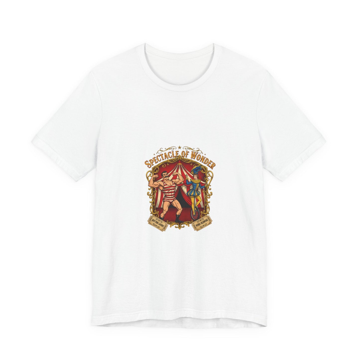 "Spectacle of Wonder" Vintage Circus T-Shirt | Retro Carnival Graphic Tee