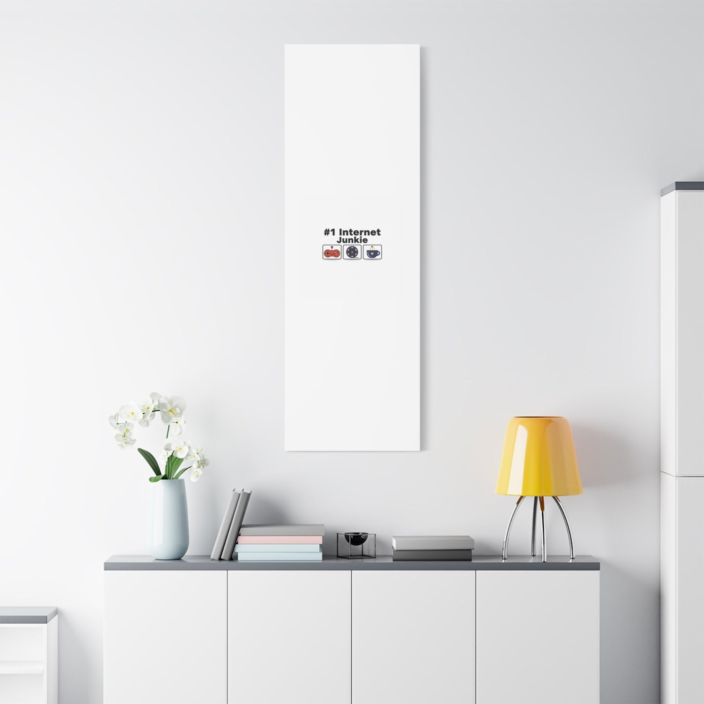 #1 Internet Junkie Matte Canvas | Top-List Ranking Poster