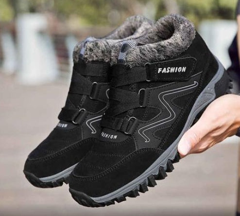 Cotton Shoes Winter Plus Velvet Thickening Outdoor Large Size Sports Running Shoes
