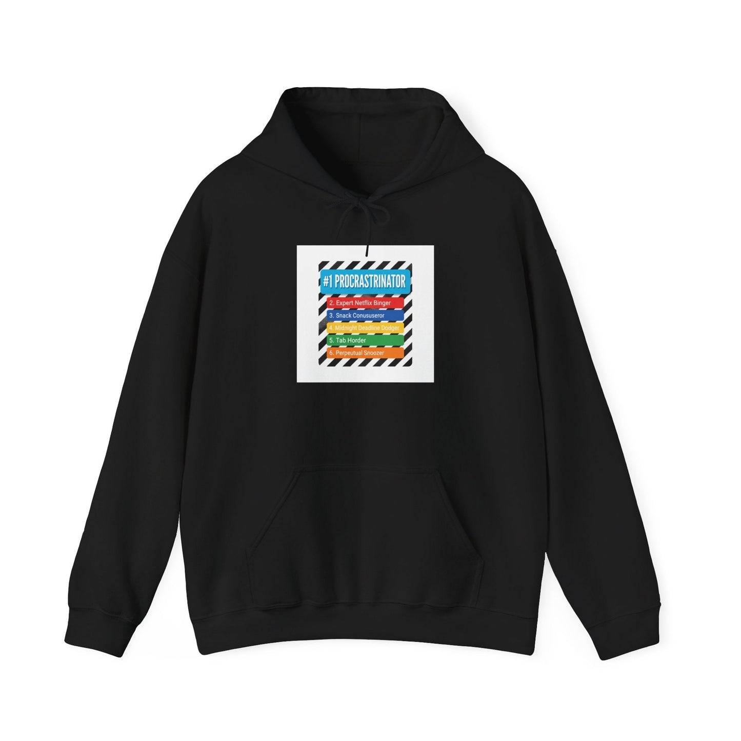 #1 Procrastinator Hoodie | Top-List Ranking Graphic, List Lover Apparel