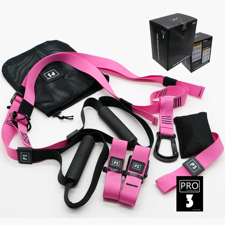 Suspension Training Strap - Adjustable, Wall Mount, Professional (TRX-style)