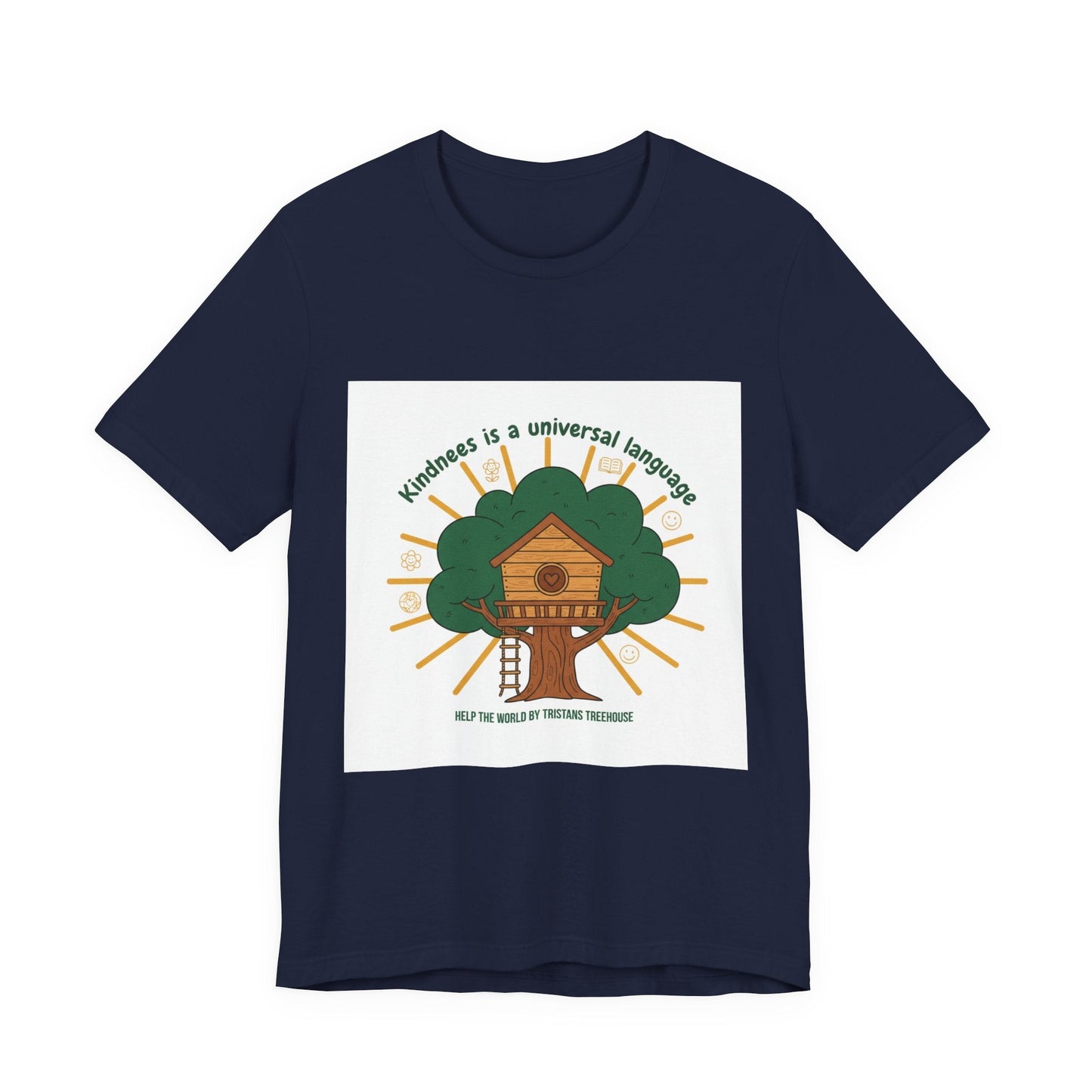 Kindness Is a Universal Language Tee | eco tee, climate humor