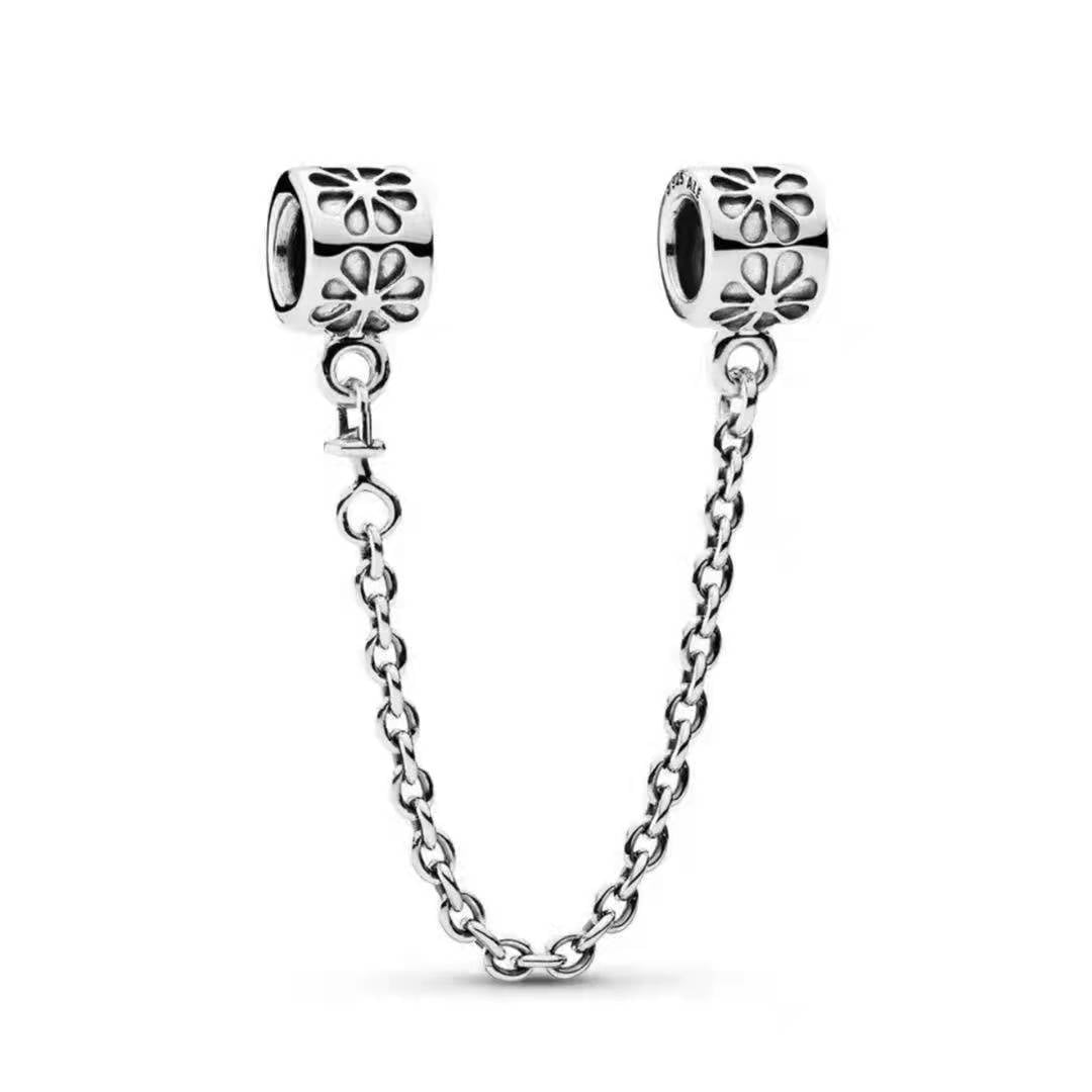 S925 sterling silver pendant with beads suitable for Pan family bead bracelets