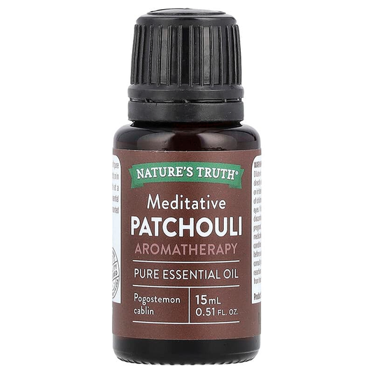 Nature's Truth Essential Oil, Pure, Aromatherapy, Patchouli, Meditative 0.51 Fl Oz
