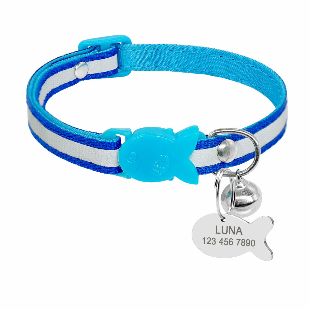 Collar Reflective Bell Adjustable Safety Buckle