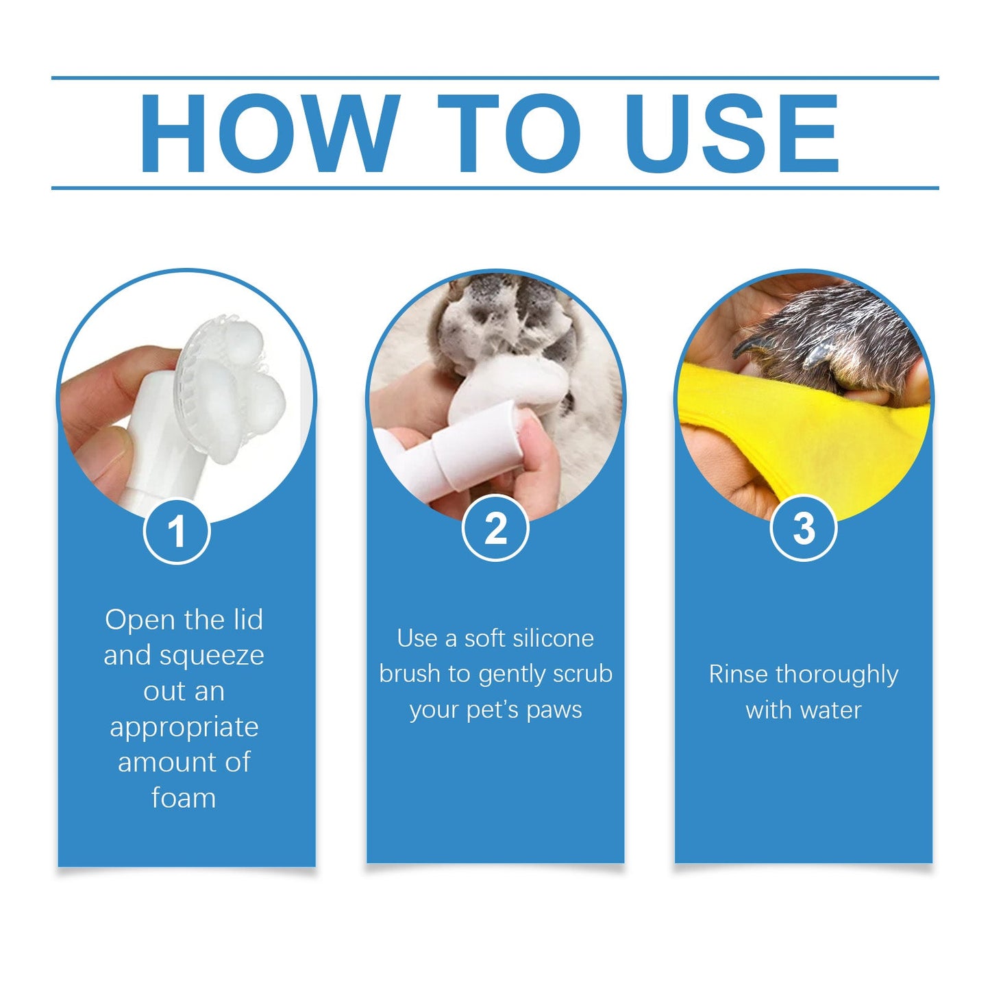 Pet Foot Cleaner Dog And Cat Wash Paws Foot Cleaner Foot Care Foam