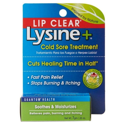 Quantum Health Lysine Plus Cold Sore Treatment Lip Clear Ointment By 0.25 Oz