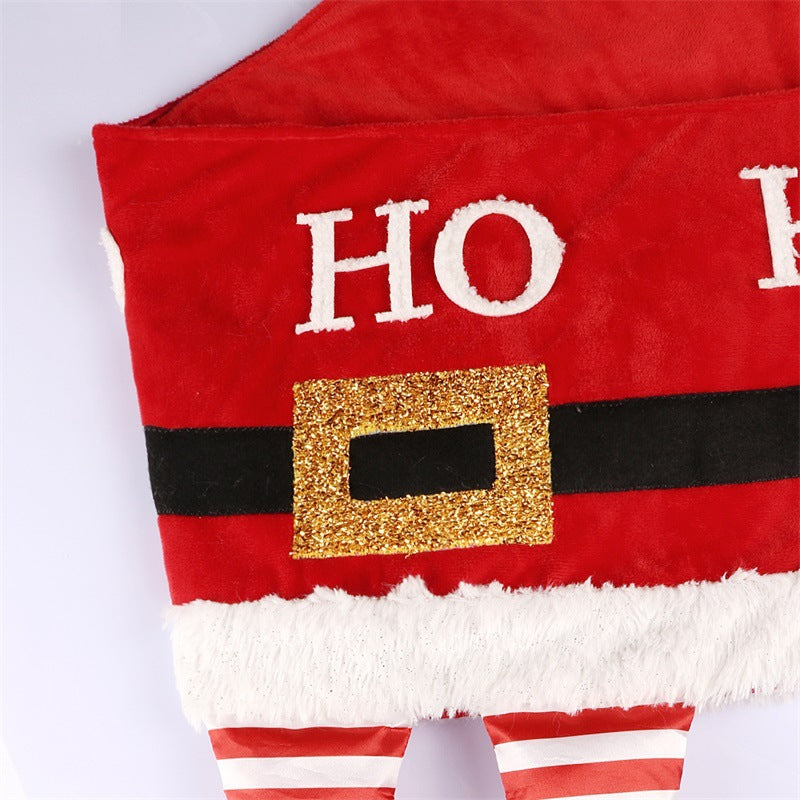 New Christmas Tree Skirt Christmas Party Decoration Santa Claus Feet Christmas Tree Base Apron