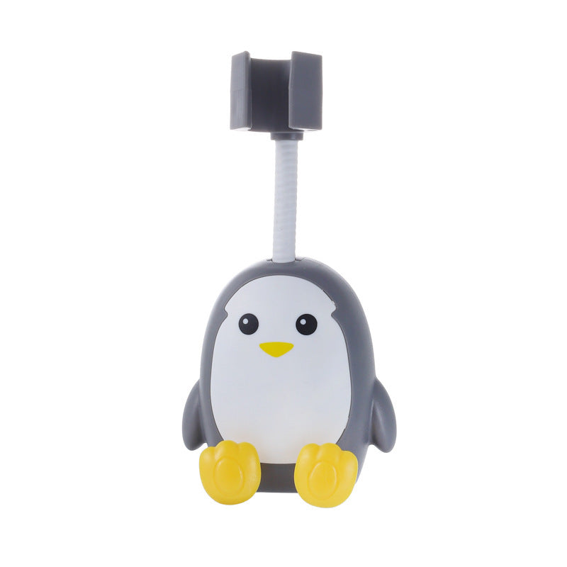 Penguin Shower Bracket Universal Adjustment Bathroom Shower Holder Shower Head Nozzle Fixing Bracket