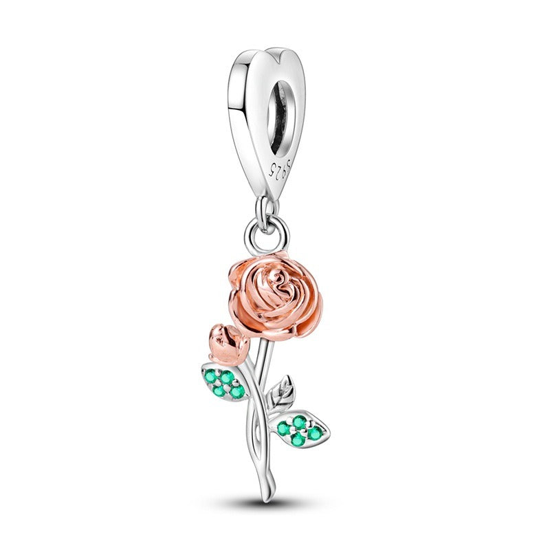 Flower Beaded Pendant Jewelry Accessories Beaded Bracelet Necklace