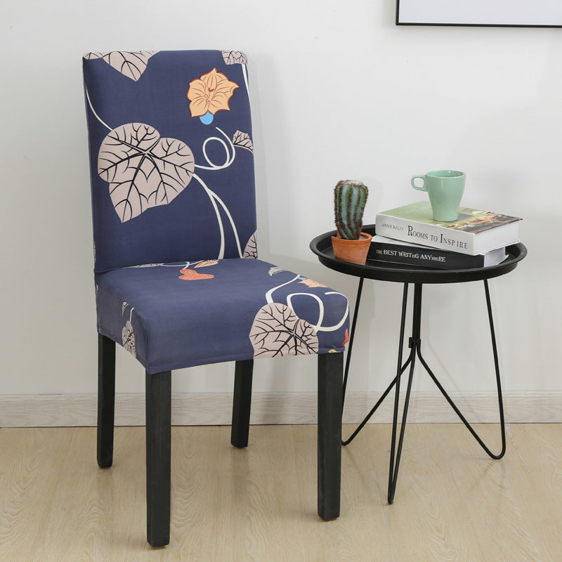 New Chair Cover Printed Chair Cover Elastic Antifouling Hotel Household Chair Cushion Protective Cover