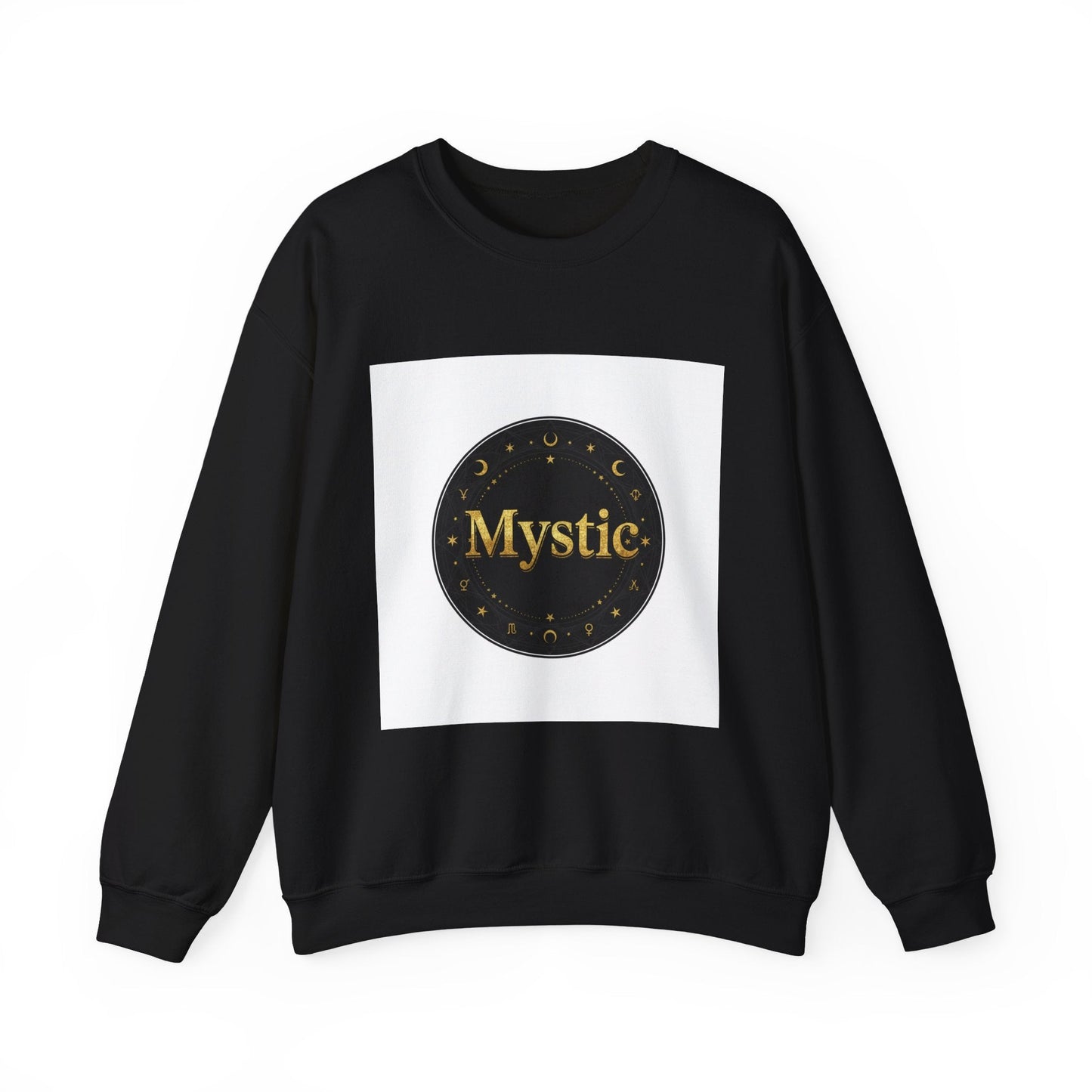 Mystic circle occult typography Sweatshirt | tarot typography, esoteric print
