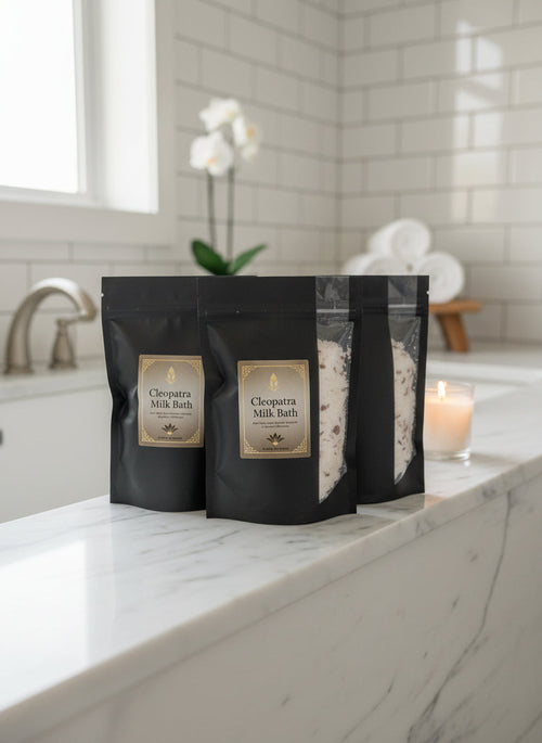 Lavender and Hibiscus Milk Bath Soak, Various Options,  Cleopatra Milk