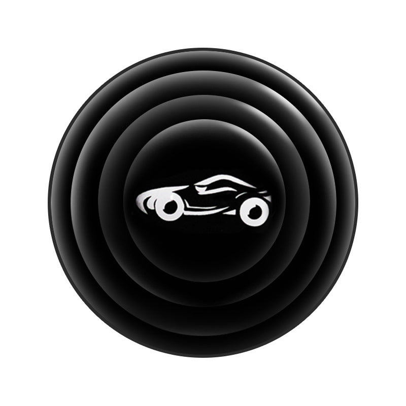 20pcs Universal Branded Silicone Car Door Shock Absorbing Buffers Protector Stickers Bumper, Fluorescent and Blac