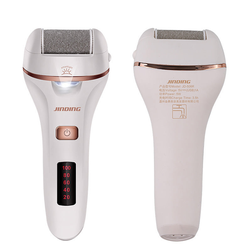 Electric peeling and waterproof foot washing device
