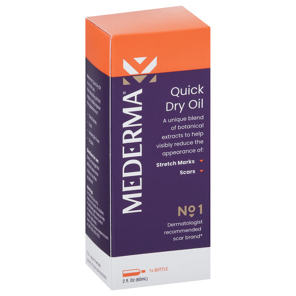 Mederma Quick Dry Oil Scar & Stretch Mark Treatment, 2.02 Oz