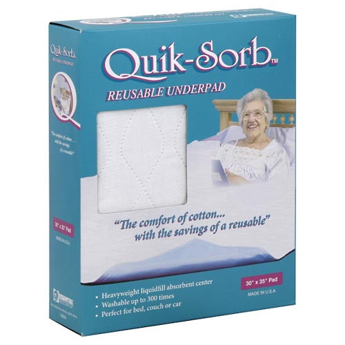 Essential Medical Supply Quik-Sorb® Reusable Underpad – Heavy Absorbency Washable Bed Pad