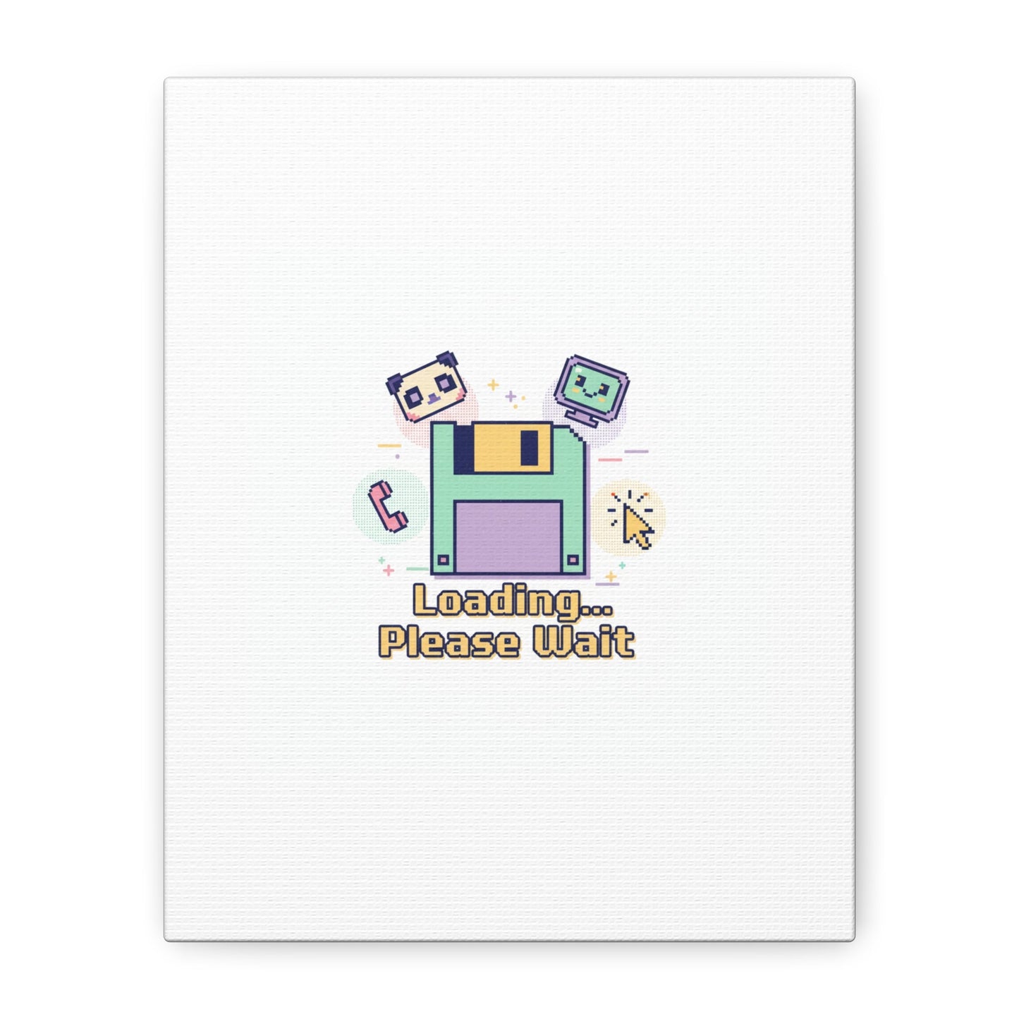 Loading Please Wait Canvas | Old Internet Aesthetic, 90s Web Nostalgia