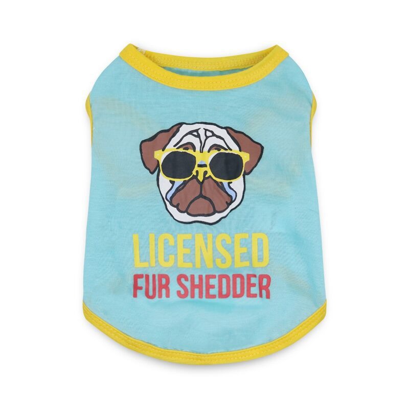 Dog Clothes Summer Clothes Teddy Pet Vest Bears Fadou Small Dogs Puppies Cats Thin Light and Breathable