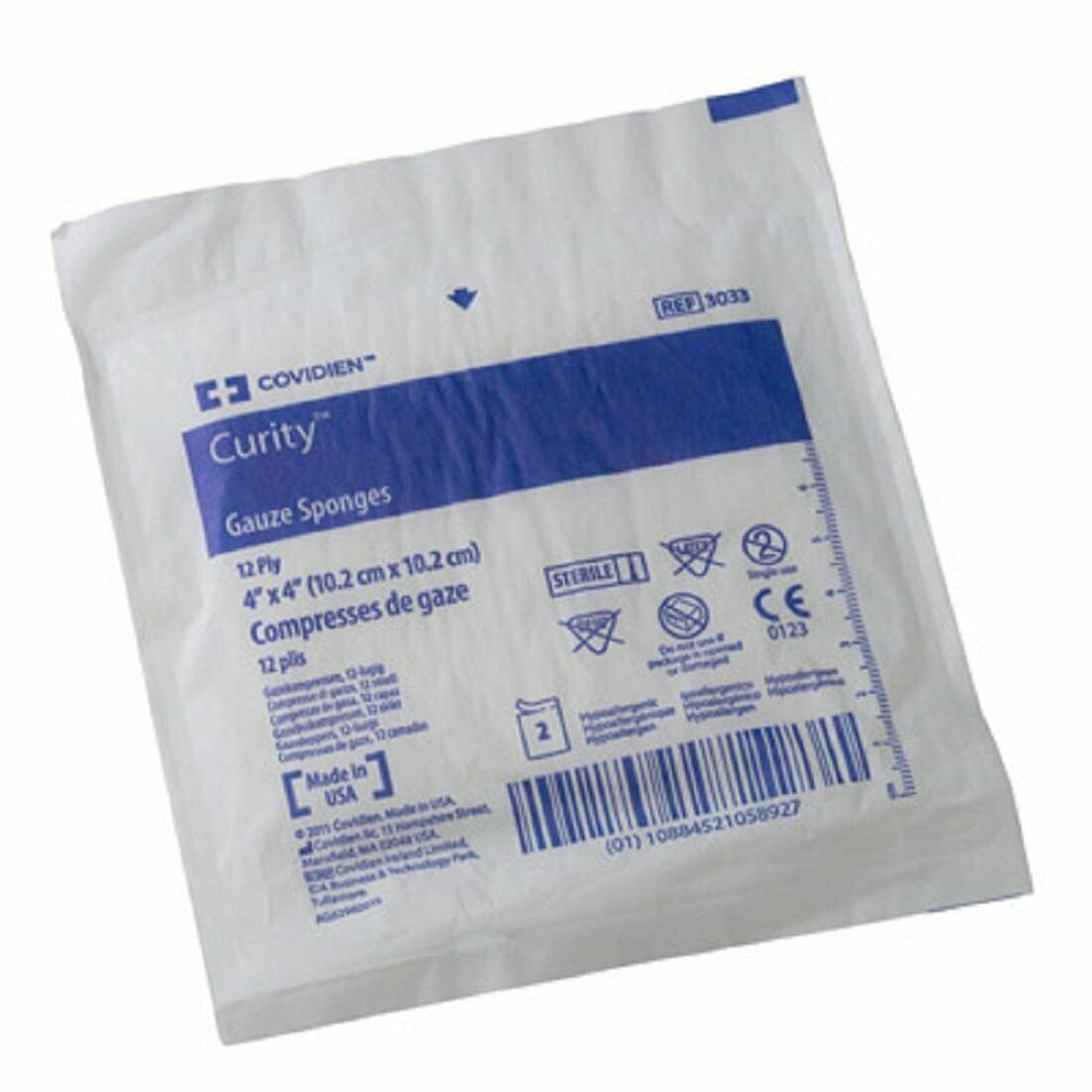 Curity Covvidien Gauze Sponge 4 X 4 In