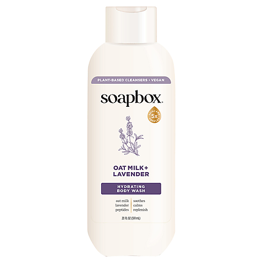 Soapbox Soap Box Body Wash, Oat Milk And Lavender, 20 Oz
