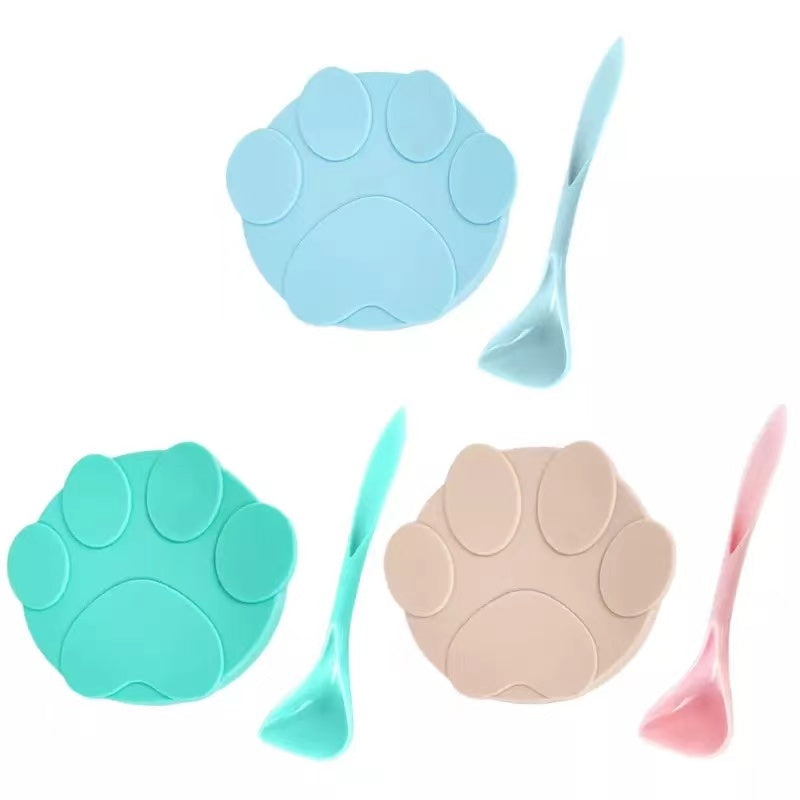 3 In 1 Reusable Pet Food Can Cover Silicone Dogs Cats Storage Tin Cap