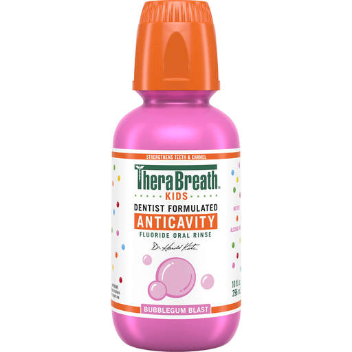 TheraBreath™ Kids Anticavity Fluoride Oral Rinse – Bubblegum Blast (16 Fl Oz)