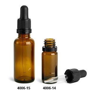 Ob Dropper Serv Glass Amber R 0.5 Oz 12X