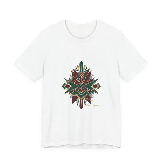 "Timeless Elegance" Art Deco Geometric T-Shirt | Vintage Luxury Graphic Tee