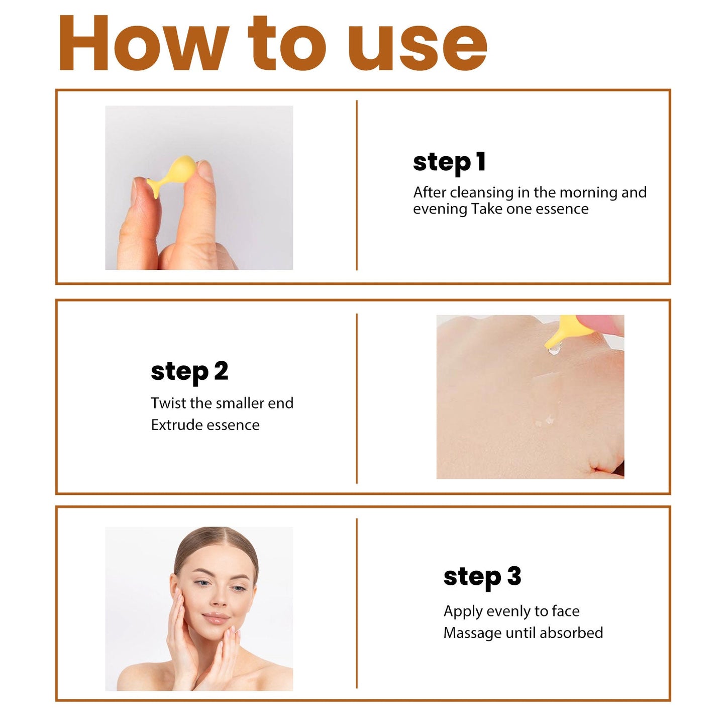 Hyaluronic Acid Anti-Wrinkle Capsule Essence, Anti-Wrinkle Repair Barrier Hydrates And Tightens Facial Skin Essence