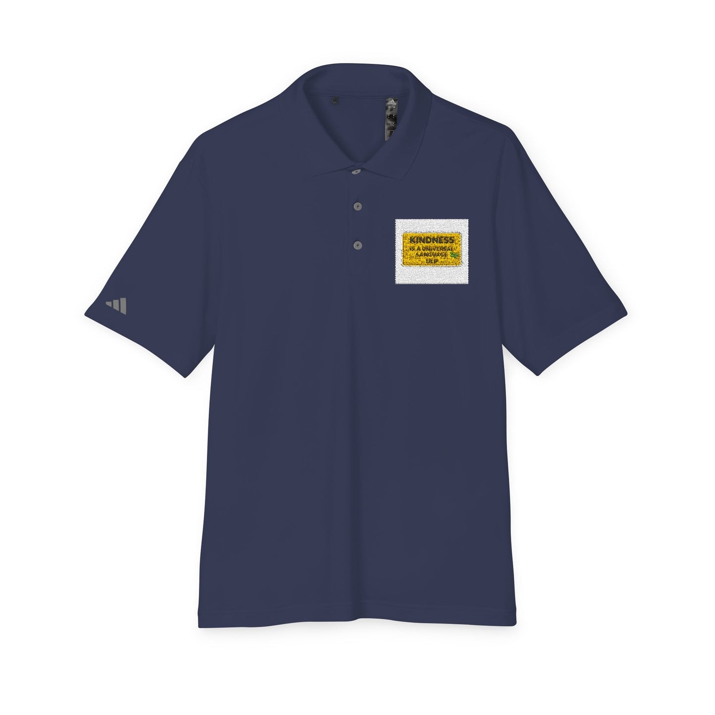 Kindness Is a Universal Language Golf Polo — Motivational Golf Shirt