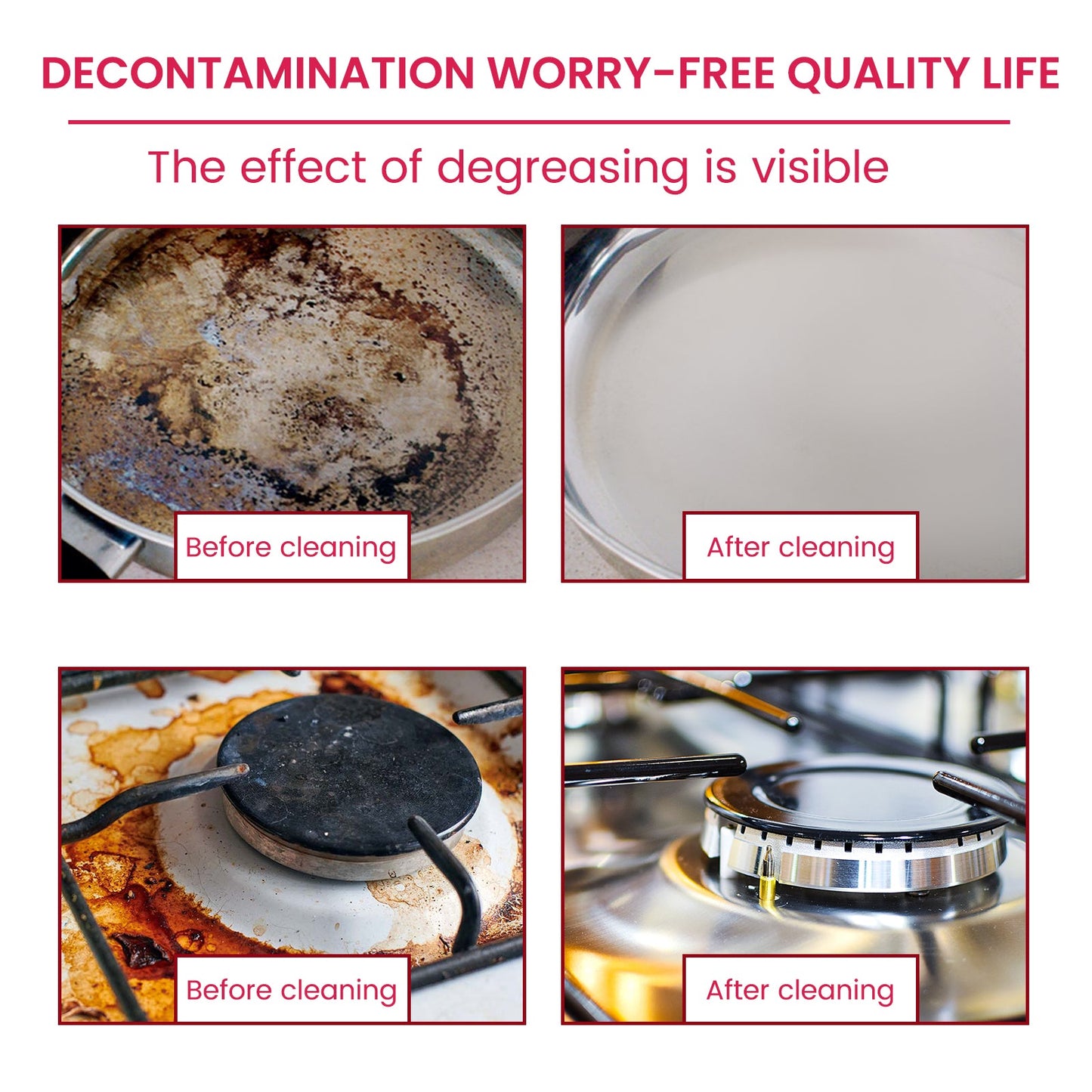 Multifunctional Cleaning Cream, Kitchen Stove Hood Pot Bottom Wash Basin Dirt Oil Cleaning Cream