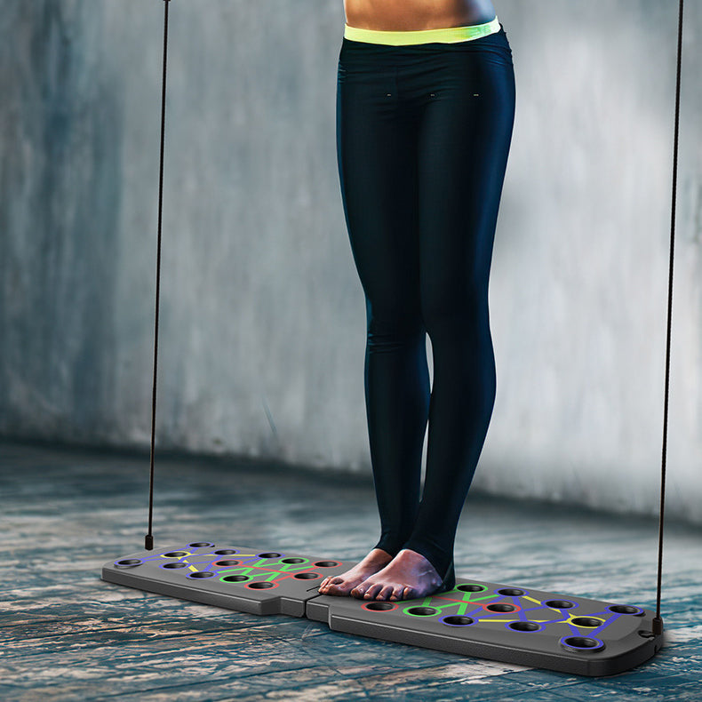 Household multi-functional push-up training board men's chest muscle abdominal muscle training equipment portable push-up board
