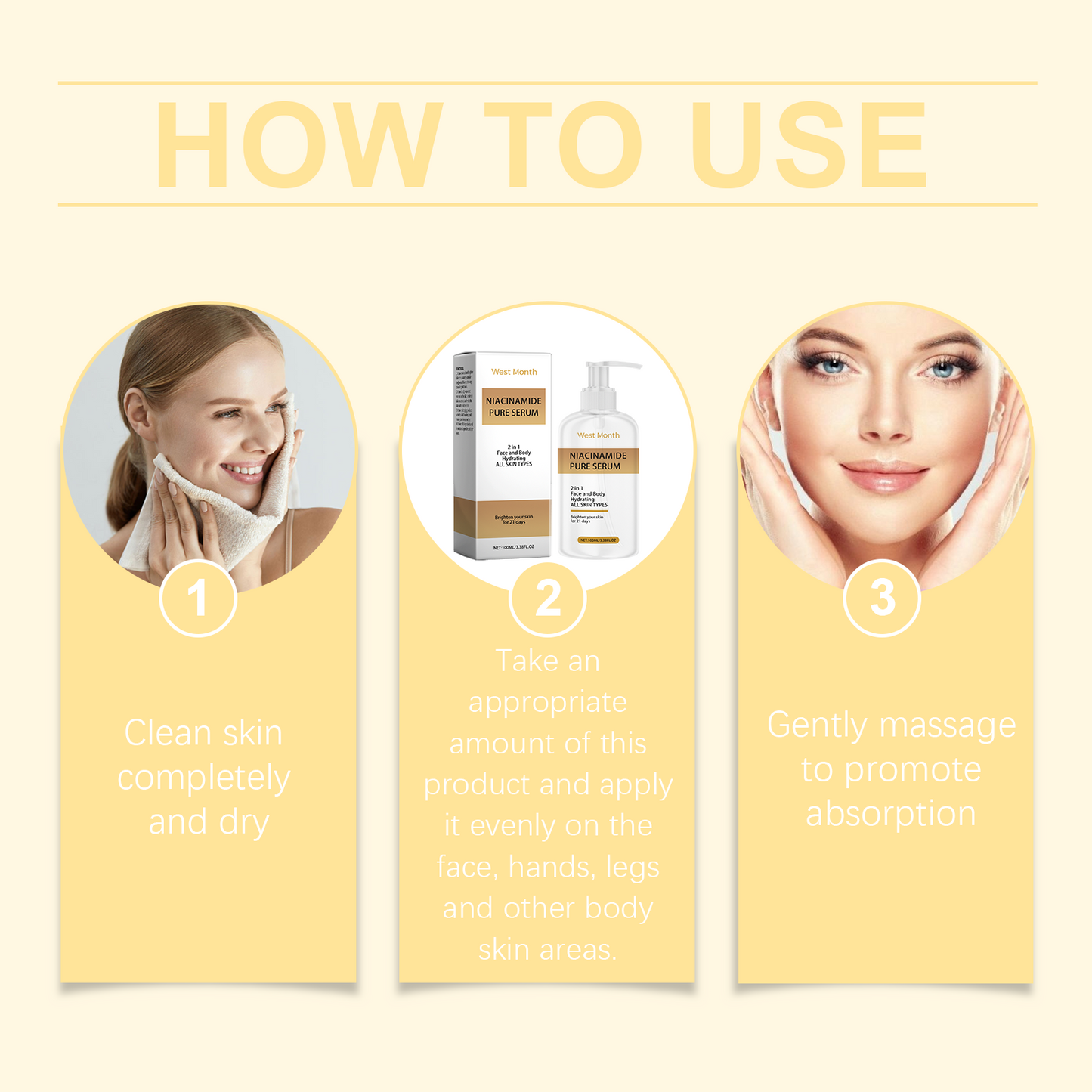Niacinamide Essence, Hydrating, Moisturizing, Brightening, Nourishing Facial Skin And Moisturizing Skin Care Essence