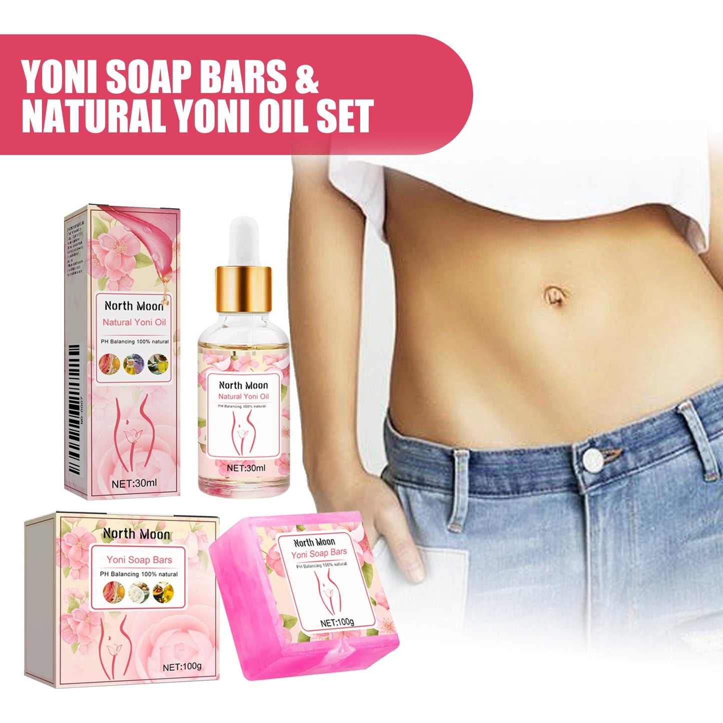 Women's Cleansing Treatment Essence Body Skin Cleansing Mild Bath Soap Treatment Essence