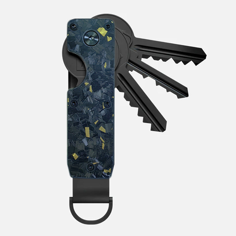 Keychain metal keychain aluminum alloy key storage keyclip