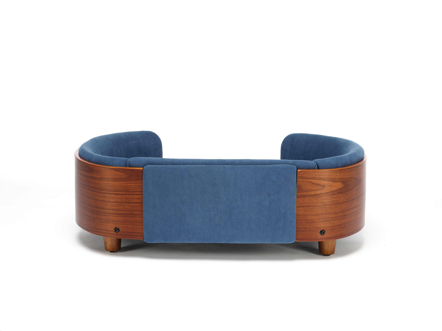 Scandinavian Style Elevated Dog Bed Pet Sofa with Solid Wood Legs and